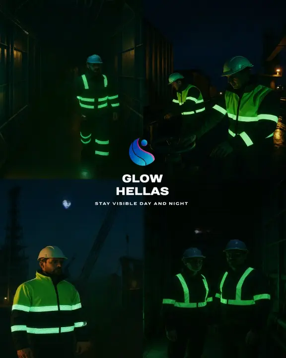 Εργάτες με στολές εργασίας Glow Hellas